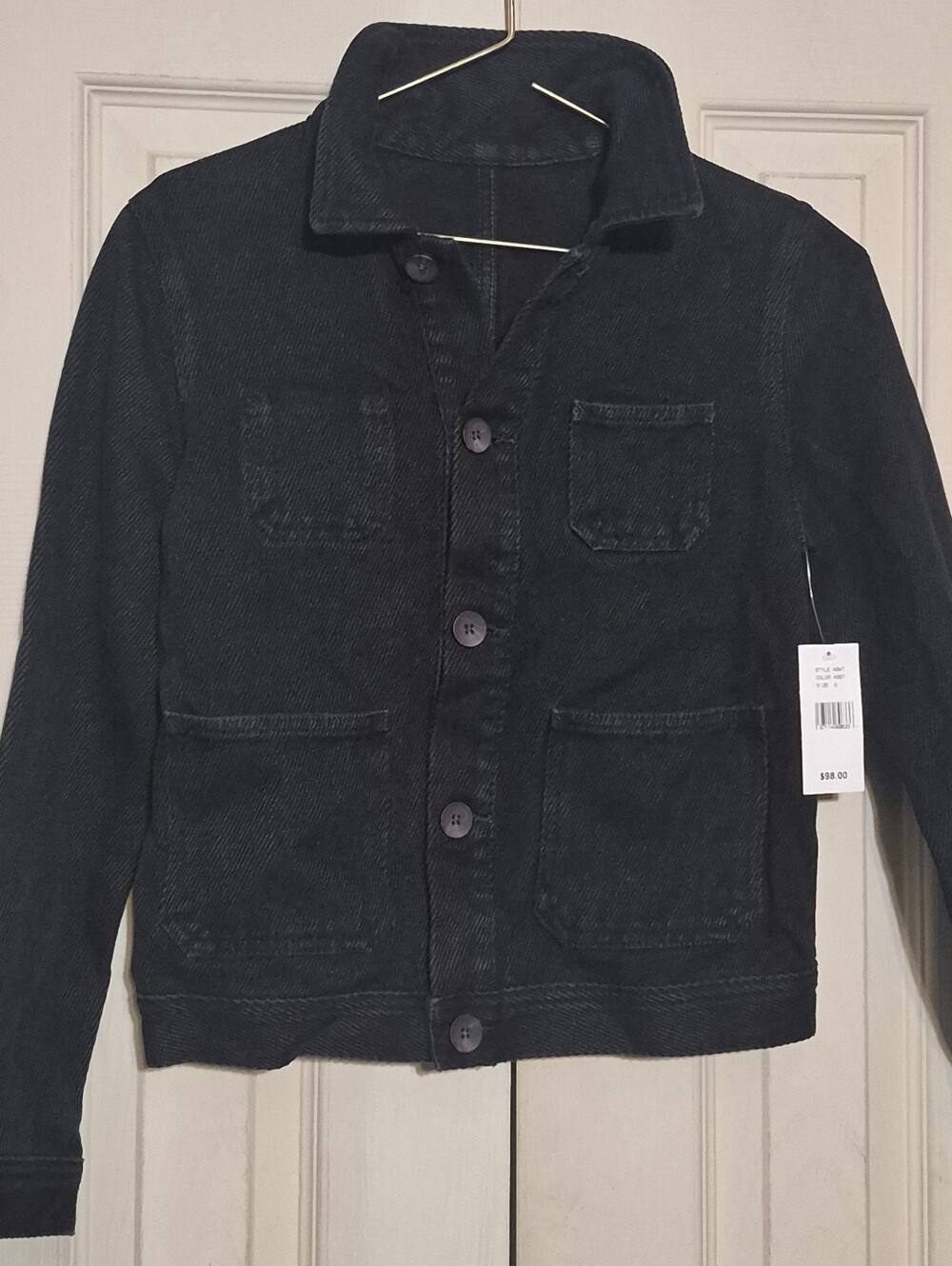 Women's Black Button-Front Jacket - unknown brand